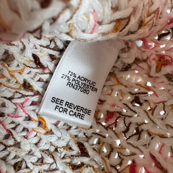 Versona Multicolor Crochet Knit Boho Western Tank Tank Size - Picture 7 of 7